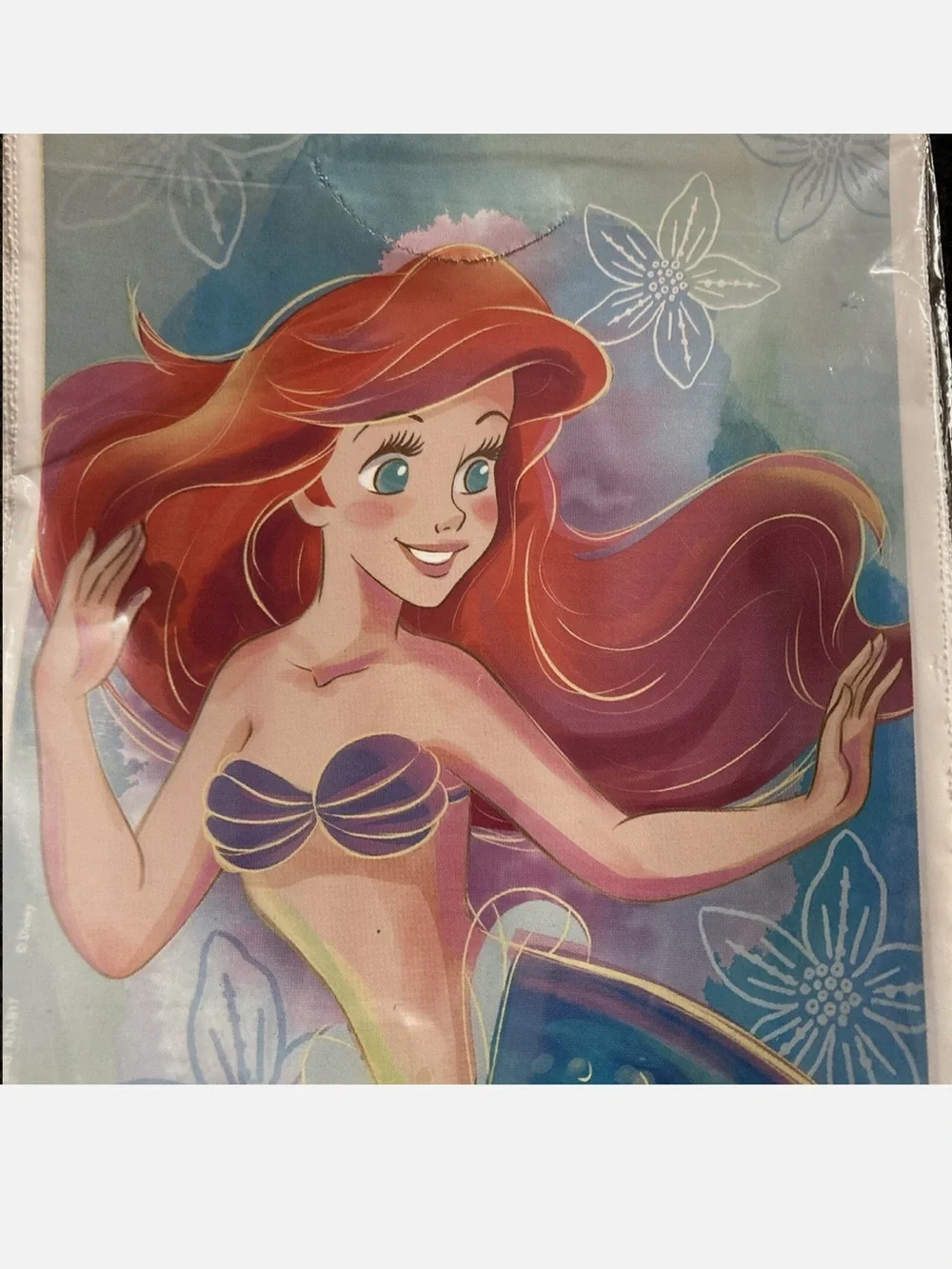 Ariel Candy Bags - green & teal Little Mermaid Party Favor Bags (25 pcs)